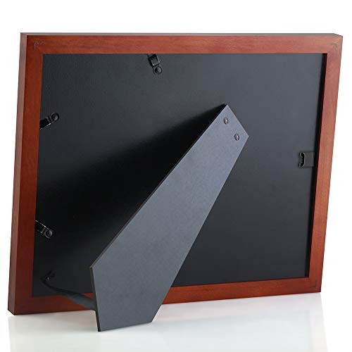 Rpjc Document Frame Certificate Frames Made Of Solid Wood High Definition Glass And Display Diplomas 8.5X11 Inch Standard Paper Frame With Stand Brown #TOP1