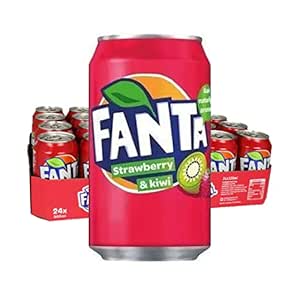Fanta Strawberry & Kiwi 24x 330ml - mit Erdbeer und Kiwi Flavour : Amazon.de: Lebensmittel ...