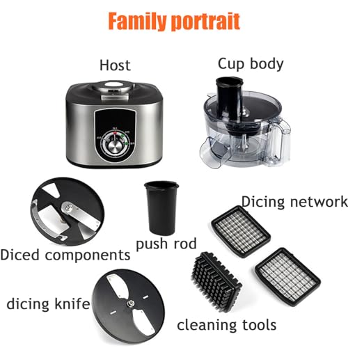 Picadora eléctrica de frutas y verduras HQCUZZY miniatura 6
