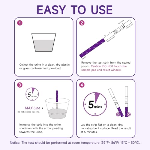 Image of Ovulation Test Strips, Amazewell Ovulation Strips Fertility Test for Women Ovulation Predictor Kit for Home, 30pcs LH Test Strips Ovulation Kit Bulk, 5mm Width Easy Grip, High Accuracy