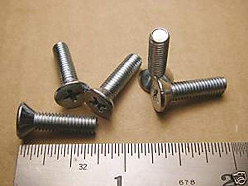 10-32 X 3/4" SCREW PHILLIPS FLAT STEEL ZINC - 100 PCS Screws Kit Set