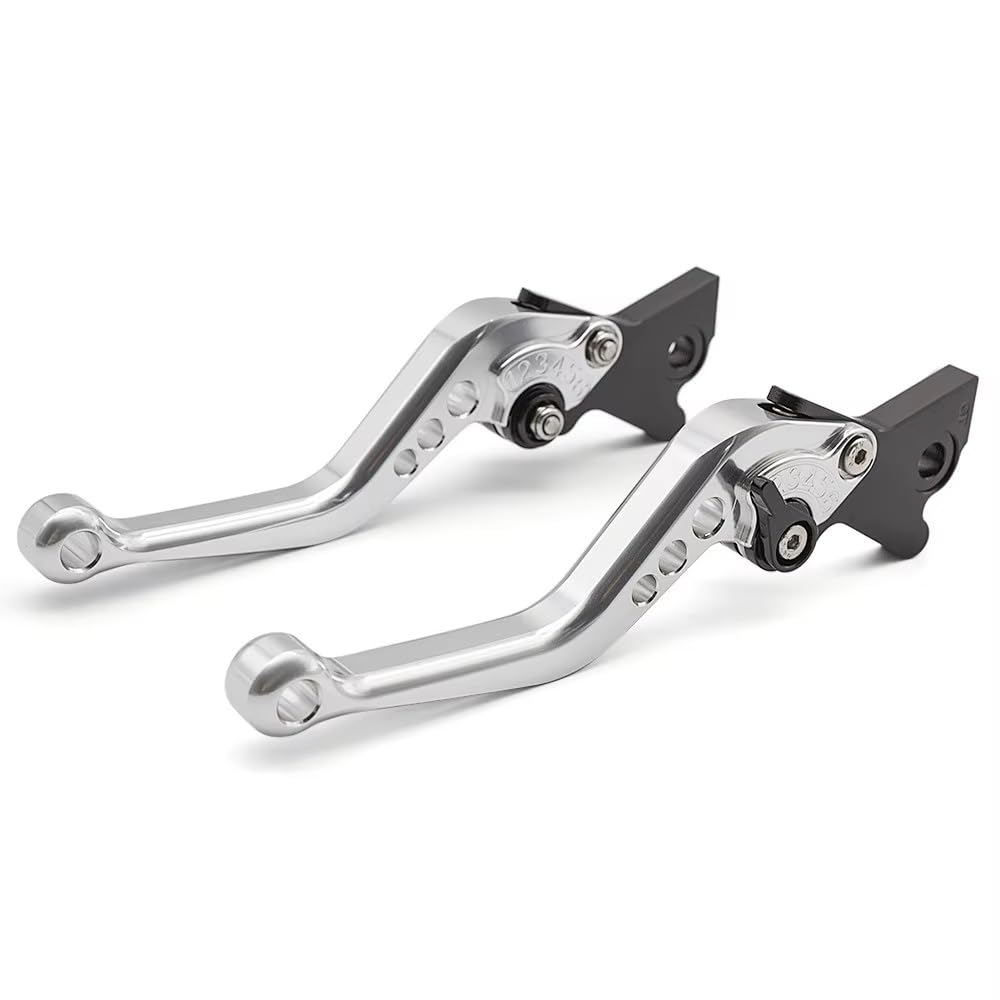 Ningruibhd Silver 147Mm Brake Levers Clutch Lever For Vespa For Gts125 For Gts300 2023 2024 For Gts 300 Motorcycle Adjustable Scooter Disc Brake Levers Brake Clutch Lever(Silver 147Mm)