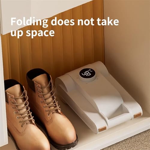Secador portátil para calzado ajustable con temporizador y caja de sal miniatura 7