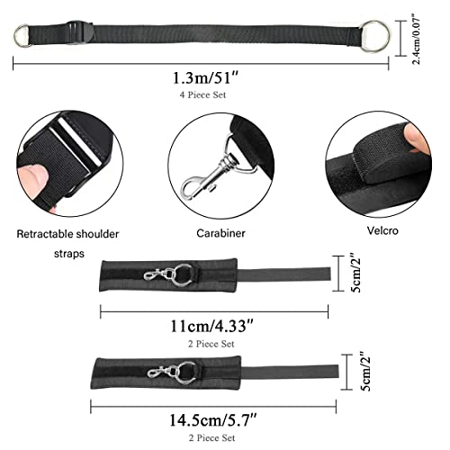 Sexual Bondage Restraints Suit,Bdsm Bed Bondage Spouse Sex Toy, No Mattress Lifting Required, Detachable Multifunction Adjustable Restraint Design, Couple Sex Games Bondage Gear Kit #TOP4