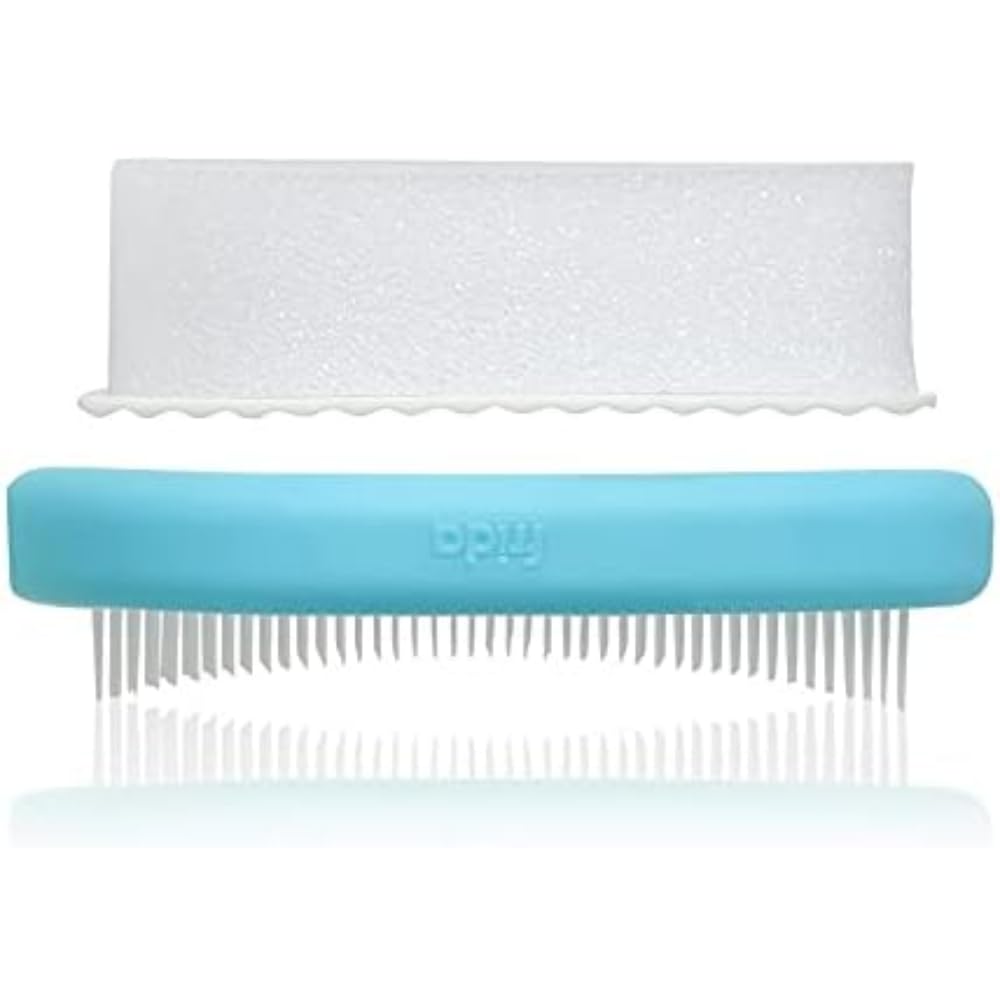 Frida Baby FlakeFixer – Kit trattamento per crosta lattea, 3 fasi, cura delicata per cuoio capelluto, con pettine e spugna inclusi