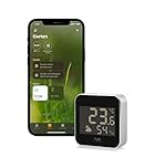 Eve Weather (Apple Home) – Smarte Wetterstation, digitales Thermometer & Hygrometer mit Wettertrend-Anzeige, Luftfeuchtigkeit und Luftdruck, IPX4-Wasserbeständigkeit, Display, kabellos, Thread