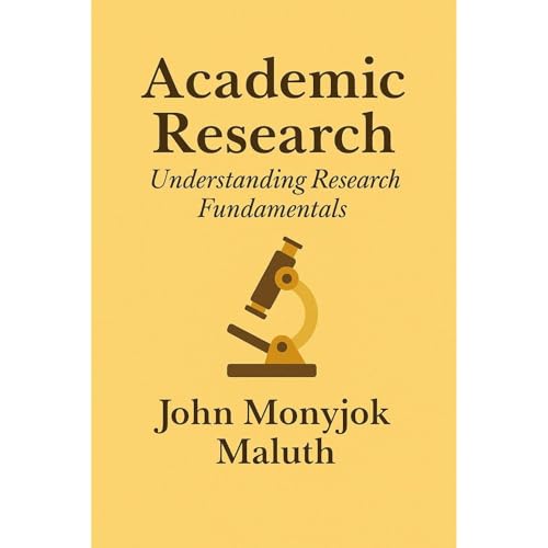 Academic Research Audiolibro Por John Monyjok Maluth arte de portada