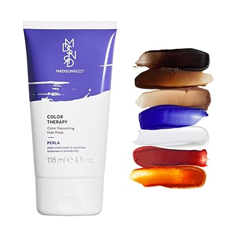 Madison Reed Color Therapy, Perla, Color Depositing Hair Mask & Deep Conditioning Treatment, Intensely Hydrating, Refreshes Color & Tone, Keratin & Argan Oil, 4 Fl Oz (118 mL) Cover