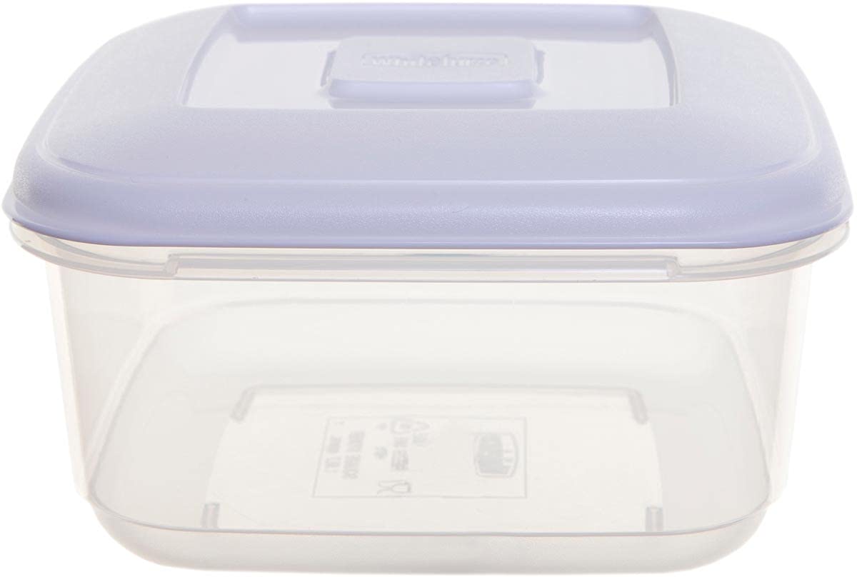 Whitefurze White Furze 2.3L Square Food Storage Box With Lid F0660