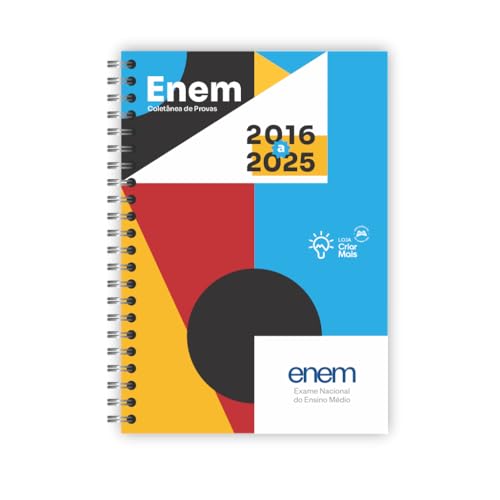 Apostila ENEM 2025 com 10 ANOS (Provas de 2016 a 2025) Provas + Gabaritos + Folhas de Redação