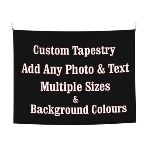 YIJIUWKIS Custom Tapestry with Photos Cover