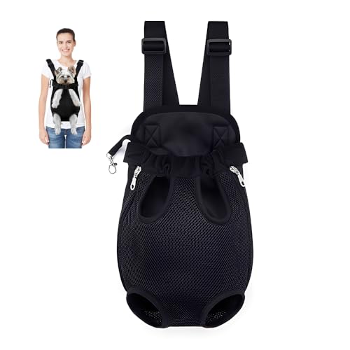SZMK Sac a Dos Chat Transport,Sac Voyage Chien,Cat Travel Backpack,Sacs à Dos pour Animaux de Compagnie,Porte Chien Ventral Réglable,Portable à Chargement...