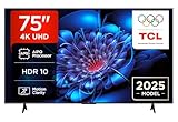 TCL 75P6K TV LED Direct da 75", TV HDR 4K, Smart TV con tecnologia Google TV (Dolby Audio, Motion Clarity, compatibile con Google Assistant e Alexa)