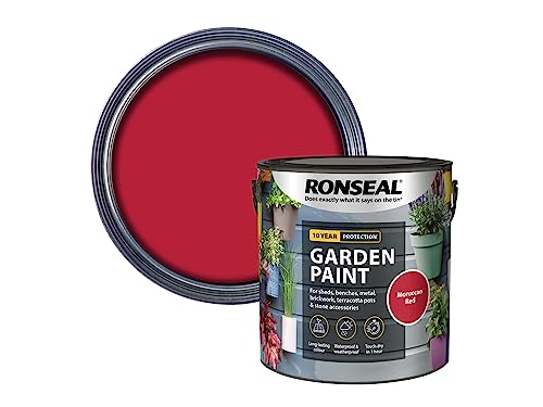 Ronseal Garden Paint Moroccan Red 2.5L