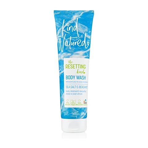Kind Natured The Resetting Body Wash, Natural Sea Salt and Bergamot Vegan Shower Gel, 300ml Cover