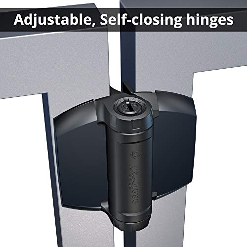 D&D Technologies Ml3Tpka Magnalatch Top Pull Gate Latch Kit With Trueclose Heavy Duty Gate Latch- Child Safety Latch For Any Square Gate #TOP5