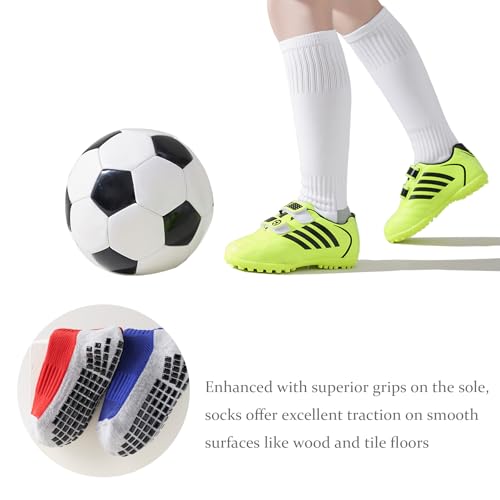 Marchare Boys Athletic Soccer Socks Knee High Socks Grip Sock Baseball Football Sock For Boys Girls3