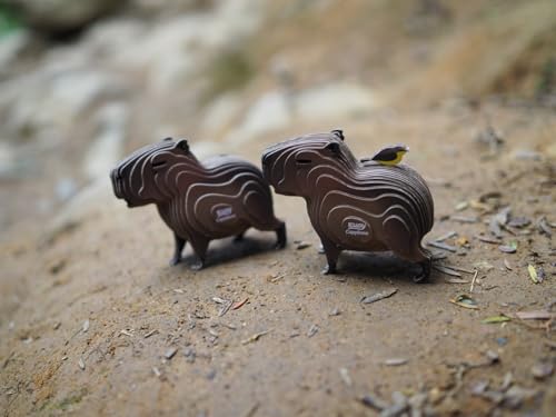 Puzzle 3D Capybara carton recyclé : idée cadeau originale de 6 à 99 ans - 9