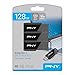 PNY 128GB Attaché X USB 3.2 Gen 1 Flash Drive, Advanced Performance Up to 130MB/s Read, Everyday Data Store & Transfer, Reliable Portable Storage, Durable, Type-A, Computers, Laptops, Desktops, 3-Pack