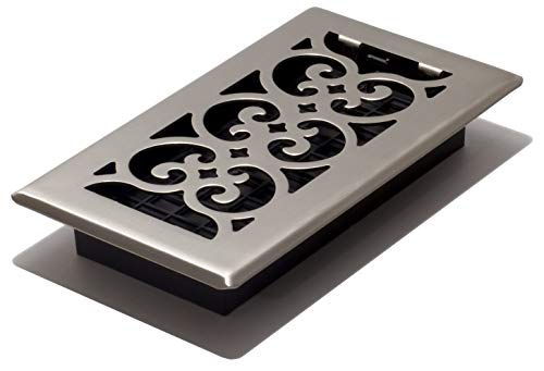 Decor Grates SPH408-NKL Floor Register, 4x8, Brushed Nickel Finish by Decor Grates - Image 3