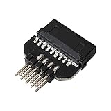 Convient pour carte mère avec prise USB 3.0 19 broches, pas de prise USB 2.0 9 broches, et châssis avec conversion USB 2.0 9P.