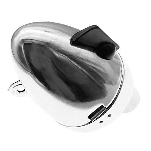 DECDEAL Farol clássico cromado vintage bicicleta farol frontal retro