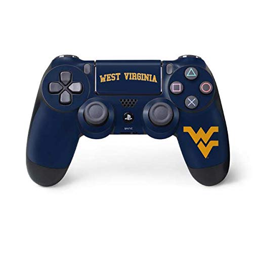 Skinit Decal Gaming Skin for PS4 Controller - Officially Licensed College West Virginia Est 1867 Design