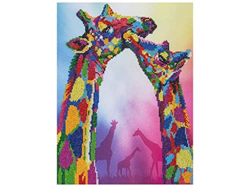 Diamond Art By Leisure Arts DMA Kit 14x16 Advanced Giraffe, None