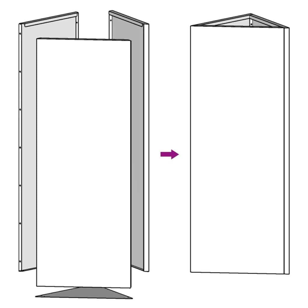 Pflanzkübel 2 STK Olivgrün Dreieckig aus Stahl 30x26x75 cm mit Boden für Garten Balkon Terrasse Indoor Outdoor zur Dekoration und Pflanzenpflege