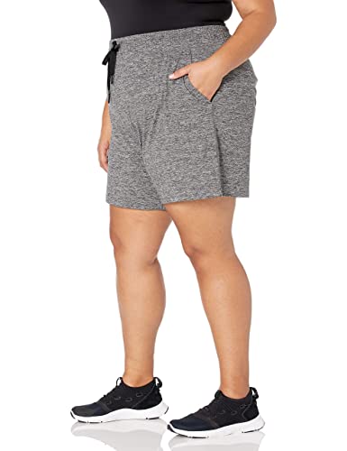 Amazon Essentials AZ0066-DKG-M Women'S Brushed Tech Stretch Short thumb #6