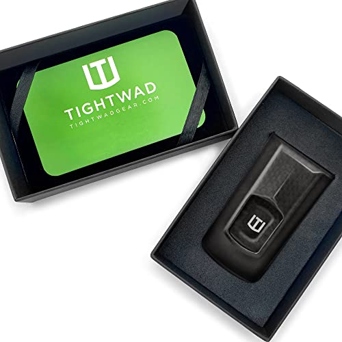 The Tightwad Carbon Fiber Money Clip - Lightweight Minimalist Slim Wallet for Men - Front Pocket Cash and Credit Card Holder - Carbon Fiber Small Mens Wallets4
