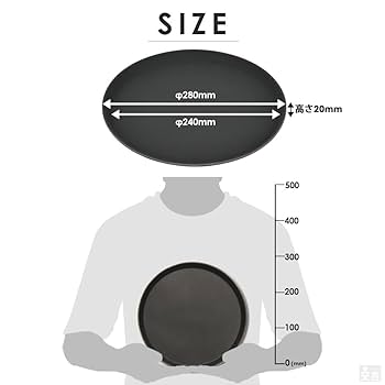 Amazon｜お盆 トレー 滑らない 小さい 業務用 トレイ 丸盆 28cm