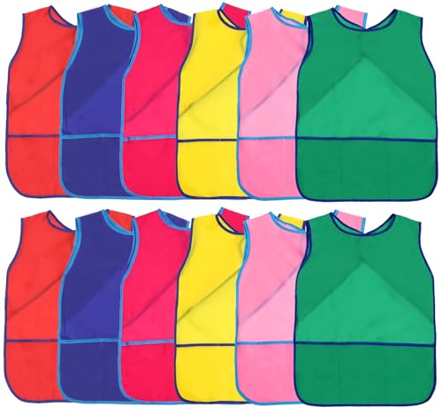 Tablier peinture enfant imperméable fini les taches sur les vêtements d'école