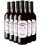 Cépage Grenache Pays d\'Oc Buddy Grenache - Rouge 2021 - Maison Marigny - Vin Rouge du Languedoc - Roussillon (6x75cl)