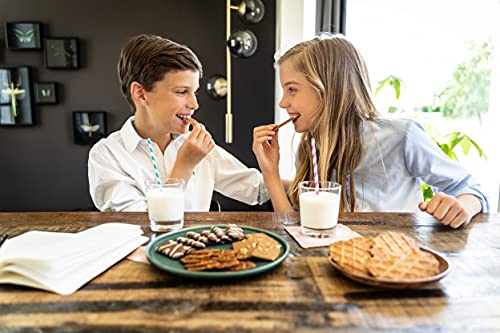 Jules Destrooper Biscoito Com Canela E Cobertura De Chocolate Ao Leite E Branco 100G