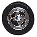 Gould & Goodrich B407 Clip-On Badge Holder Holds Badges Up to 3-1/8 X 3-1/8-Inch (Black)