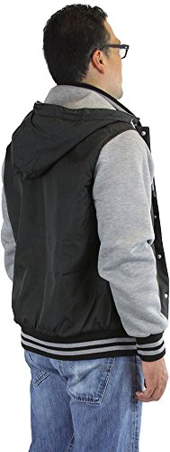 Image of ToBeInStyle Men's Polar Fleece Long Sleeve Zip Up Kangaroo Pocket Cold Weather Hoodie Jacket