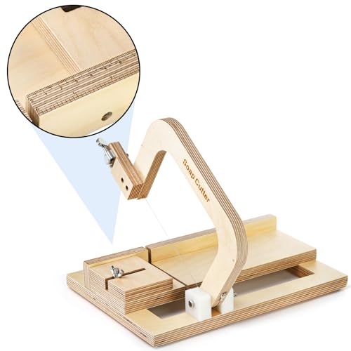 Coloch CO-WOODSOAPCLUTTER Wood Soap Cutter, Adjustable Soap Cutting Tool Single Wire Soap Slicer Cutting Tool Handmade Soap Cutting Making Supplies thumb #4