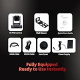 zowietek 4K NDI|HX3 PTZ Camera PoE, 25X Optical Zoom, Simultaneous HDMI & SDI outputs, RTSP/RTMP(s)/SRT, Standalone IP Live Streaming to YouTube, Twitch for Meeting, Church, Event, Teaching - Image 9