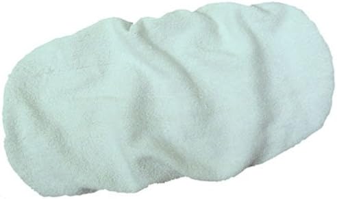 Quickie Hardwood Floor Mop Refill, Replacement Head, White, Terry Cloth Mitt, Multi-Surface Use for Tile, Vinyl, Marble, Laminate Floor Cleaning for Home