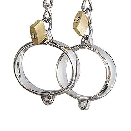 xinxigang Une paire de menottes de retenue en acier inoxydable BDSM pour femmes hommes menottes de retenue de bondage,Malehandcuffs Cover