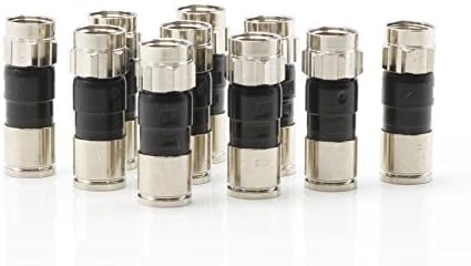 PPC SignalTight EX6XLPLUS Coaxial Fittings, 10 Count