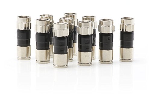 BeldenPPC SignalTight EX6XLPLUS Coaxial Fittings, 10 Count