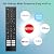 for Hisense TV Remote Replacement, for Hisense Universal Remote, for Google 4K UHD Series Smart TV 65U8H 75U8H 50U6H 55U6H 65U6H 75U6H 43A6H 50A6H 55A6H 55U6K 65U7K 55U8K.