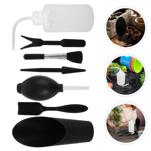 Set de herramientas de mano para suculentas y jardinería miniatura 7
