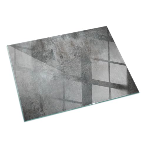 Placa para Parquet 120x80 cm Protector de Suelo Chispas y Arañazos Protector Resistente a Altas Temperaturas Cristal Templado Decoración de la Sala de Estar - Textura de Superficie cruda