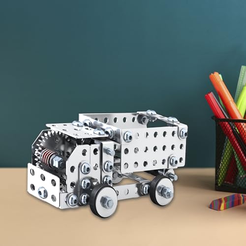 Schylling Steel Works Mechanical Multi-Model Construction Building Kit