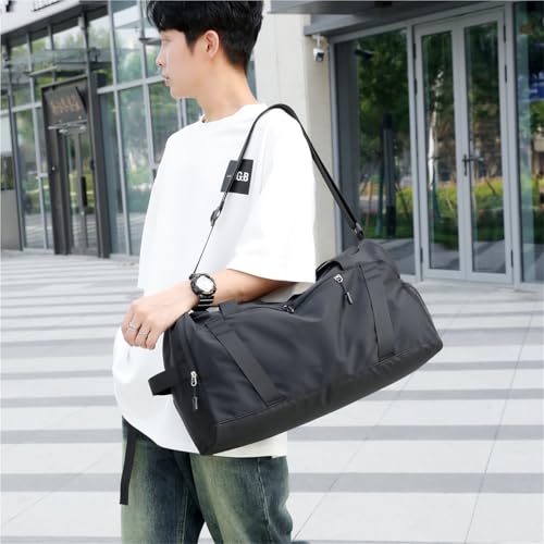 Travel Bag Large Capacity Short Distance Suitcase Fitness Sports Training Bag Wet And Dry Separation(Pink)2