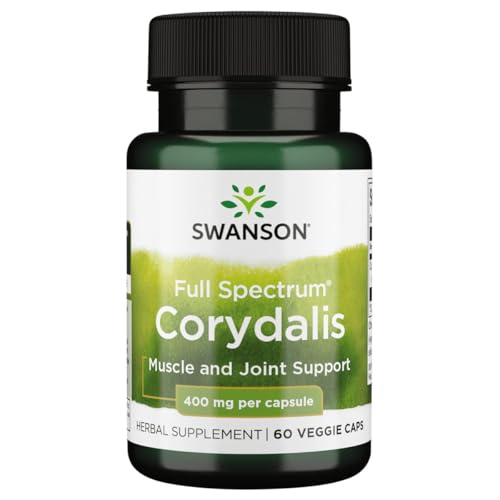 Swanson Full Spectrum Corydalis 400 Milligrams 60 Veg Capsules