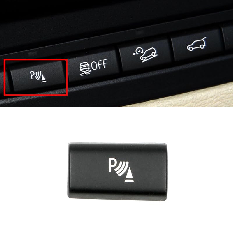 Car Parking Radar Sensor Switch Button Replacement for BMW X5 E70 2006-2013 X6 E71 E71 2008-2014 Car Accessories (Parking Radar Button)